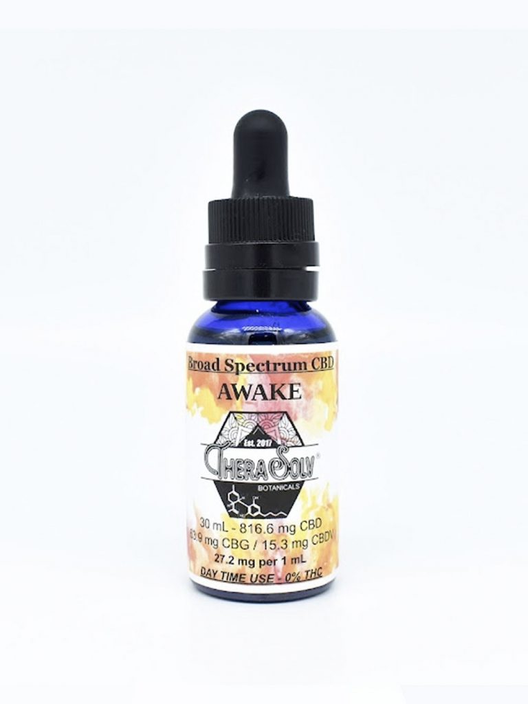 Broad Spectrum CBD Tincture AWAKE – Therasolv