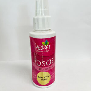 Rose Massage Oil with Delta 8
